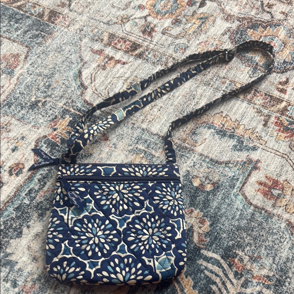 Vera Bradley Blue Floral Crossbody Bag